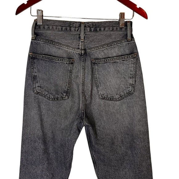 AGOLDE 90's High Rise Straight Leg Loose Fit Organic Cotton Jeans- Size 24 - Picture 9 of 15